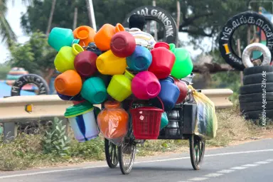 Buntes Plastik