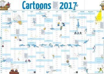 Cartoons-Jahresplaner