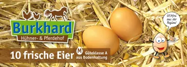 Eierschachtel Burkhard Hühner- & Pferdehof