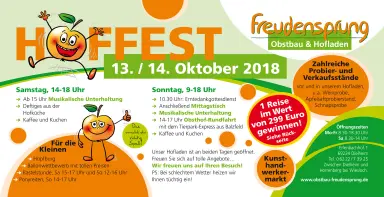 Flyer Freudensprung Obstbau & Hofladen